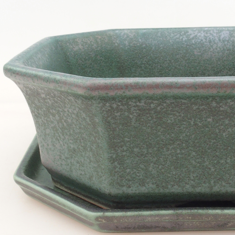 Bol Bonsaï + soucoupe H14 - vert