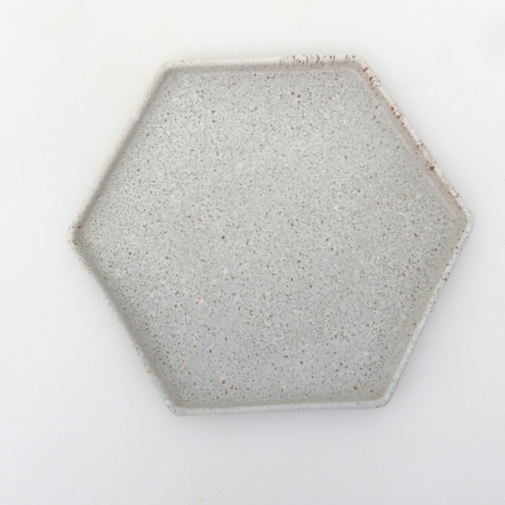 Soucoupe en céramique H53 - 18,5 x 17 x 1 cm - beige