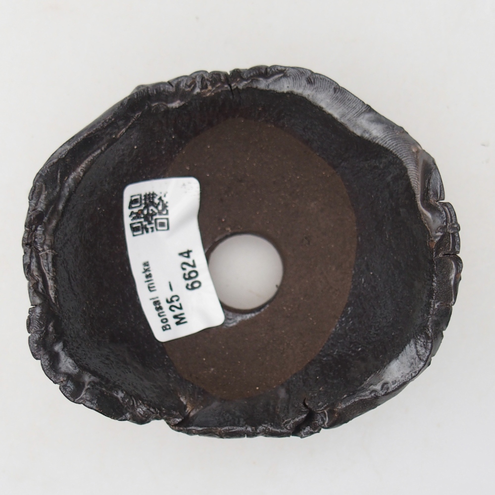 Coquille en céramique 9 x 8 x 5 cm , couleur noire