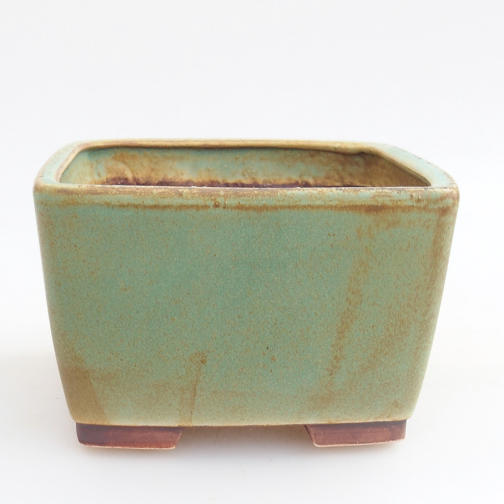 Bol à bonsaï en céramique 10,5 x 10,5 x 7 cm, rose