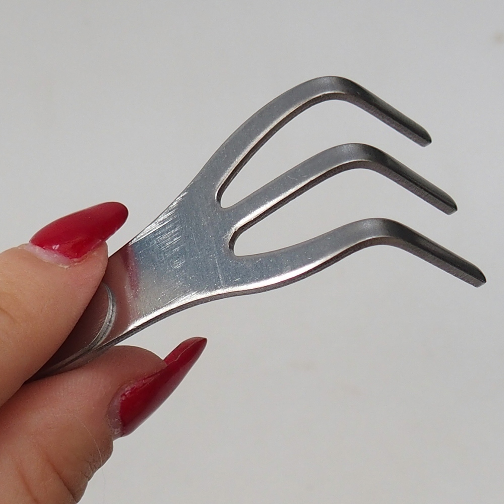 Grappin et pince 22 cm - acier inoxydable