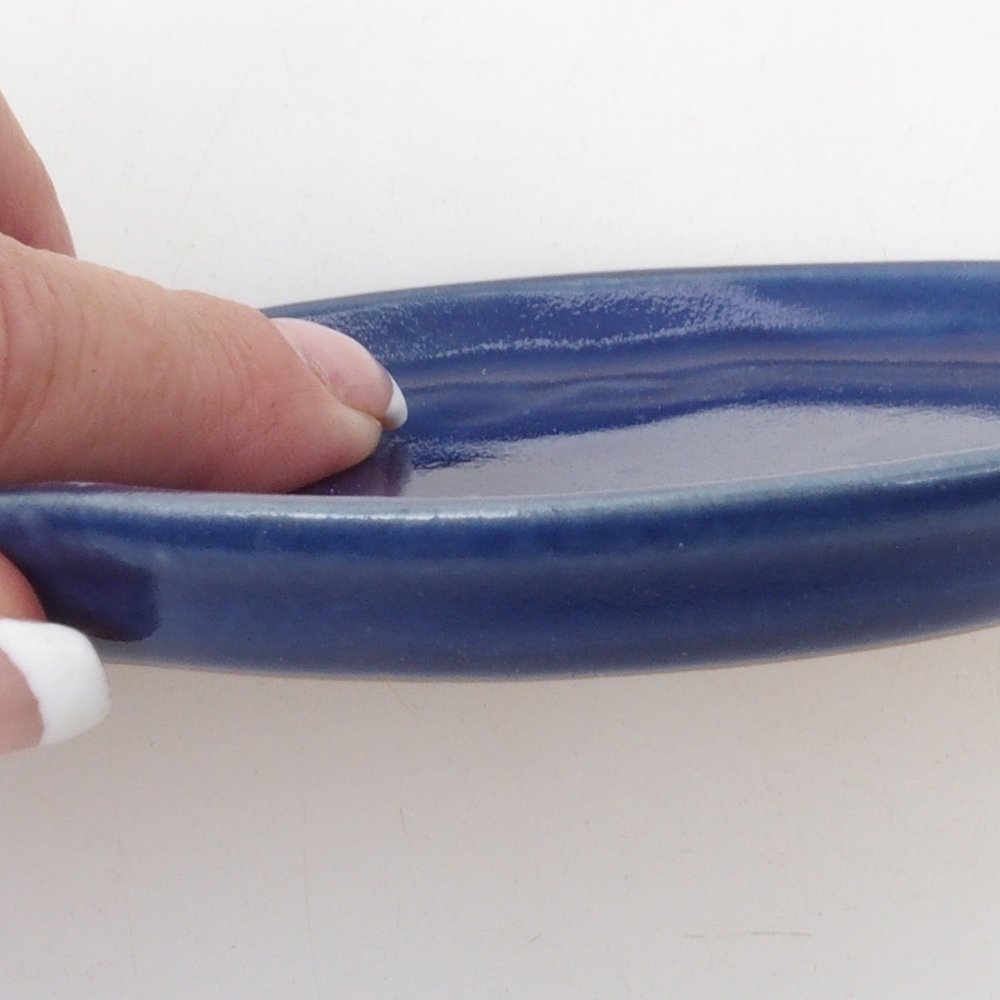 Bol en céramique H05 -11 x 8,5 x 1 cm - bleu