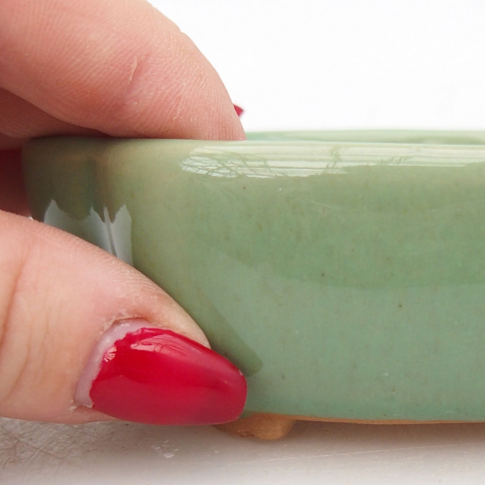 Bol à bonsaï en céramique 125 x 10 x 3 cm, brun