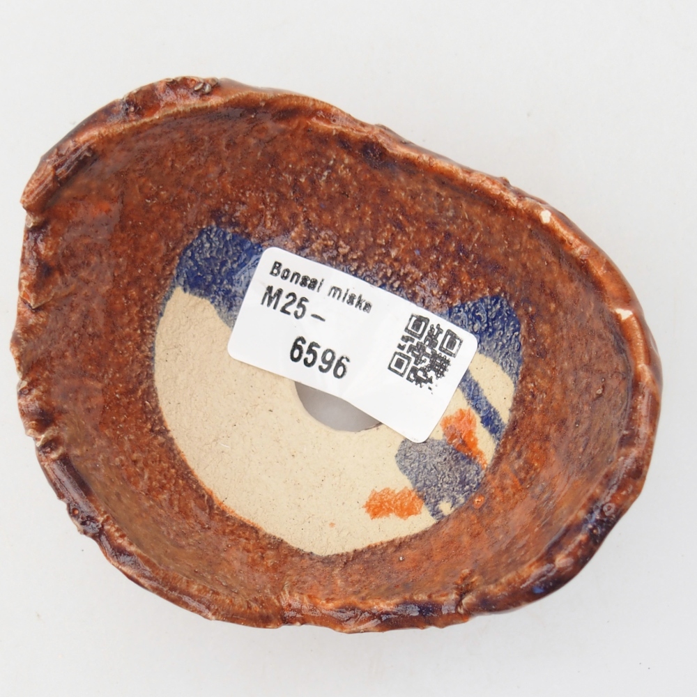 Coquille en céramique 8 x 9,5 x 5 cm , couleur orange