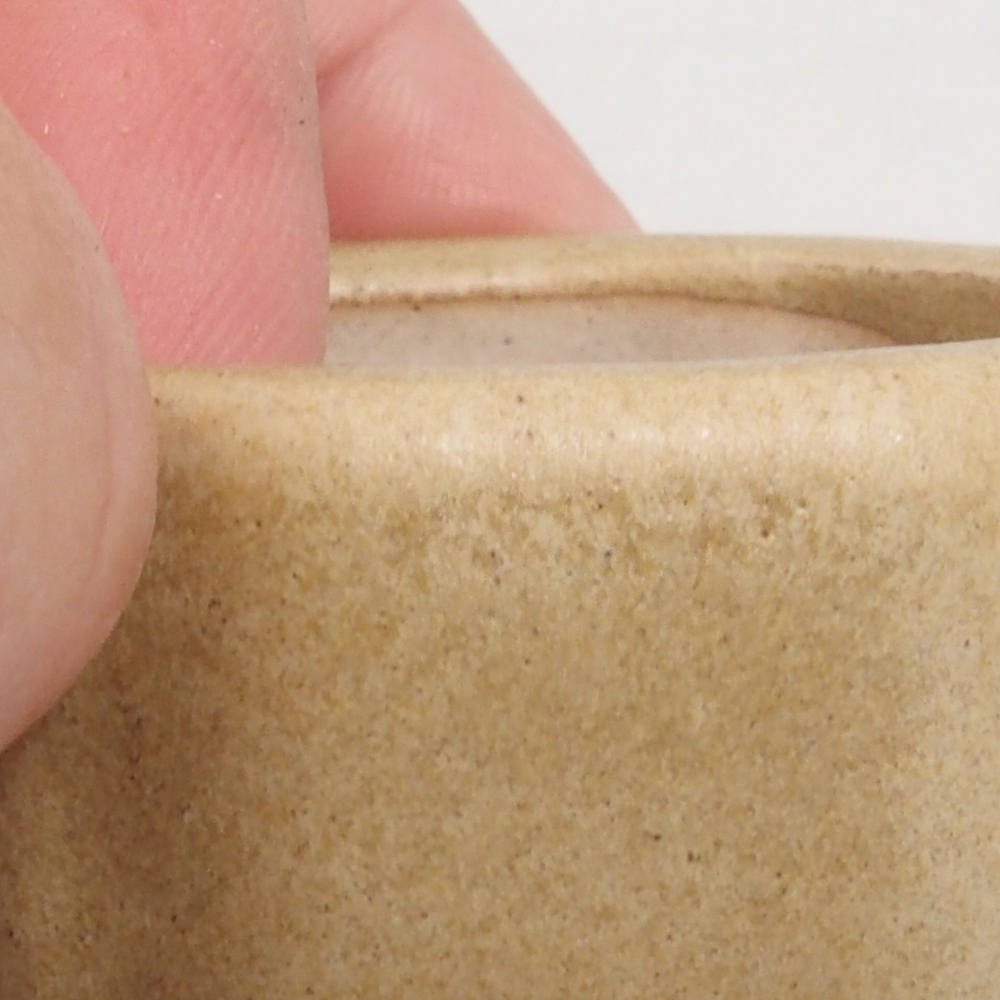 Mini bol bonsaï 4,5 x 4,5 x 2 cm, brun