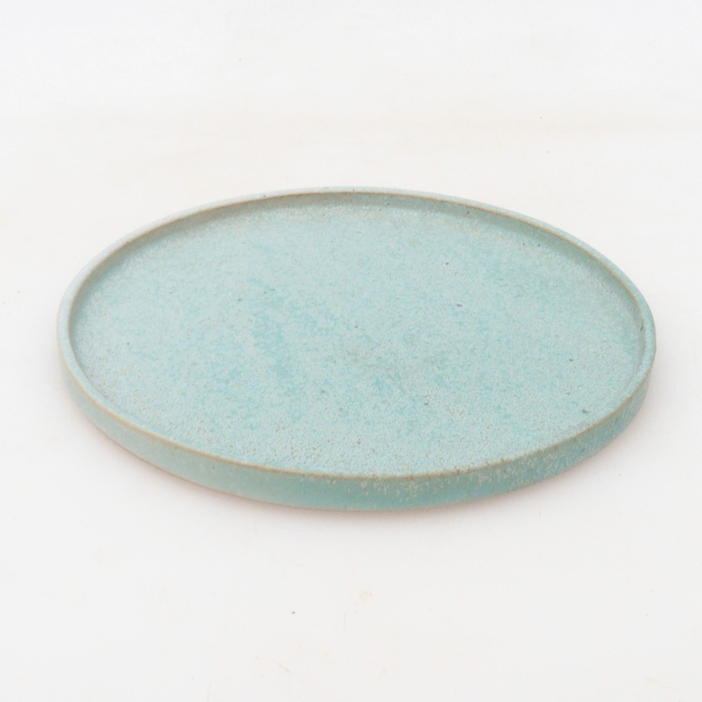 Console ronde pour bonsaïs D7-S - 16 x 16 x 1 cm - vert