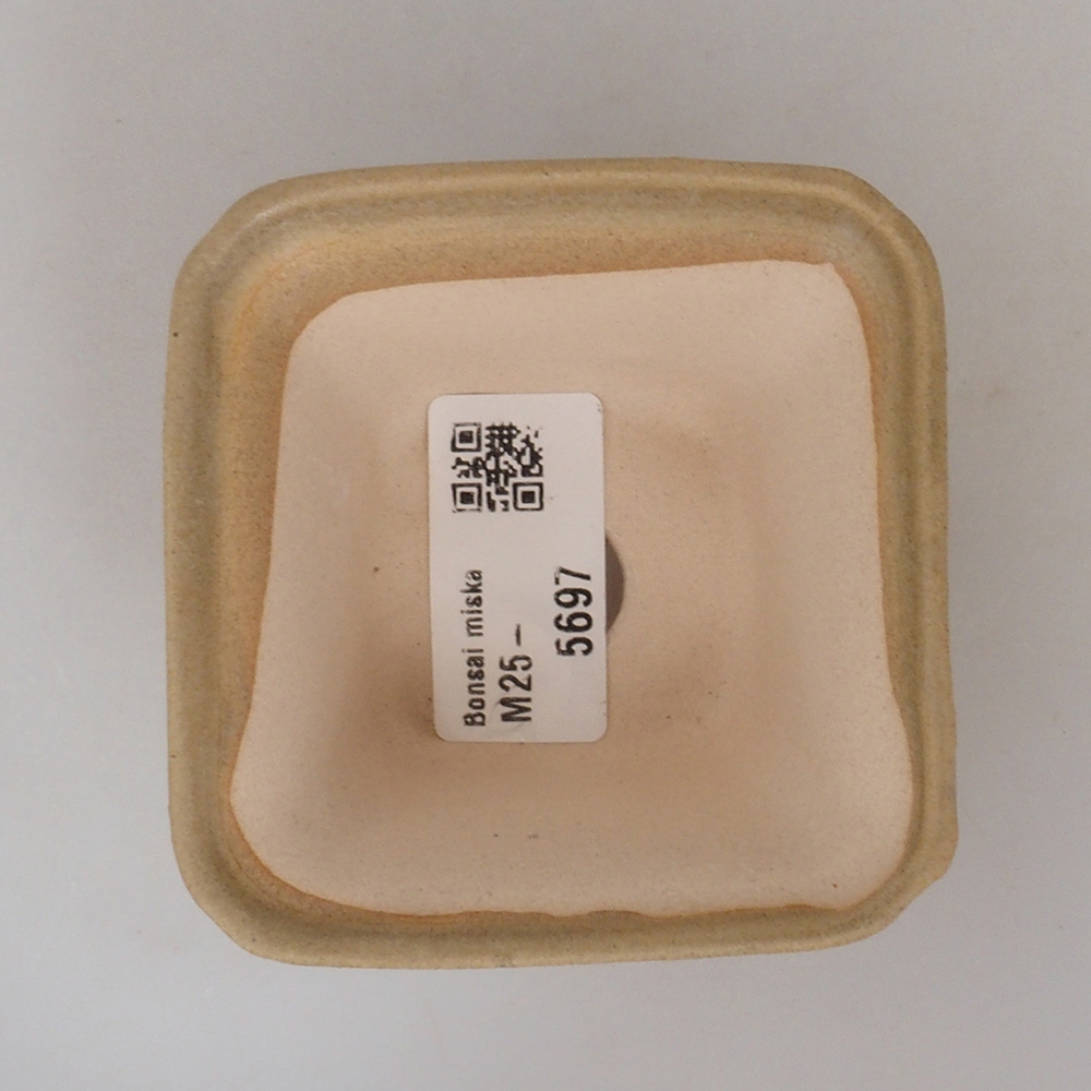 Mini bol bonsaï 7,5 x 7,5 x 4,5 cm, brun