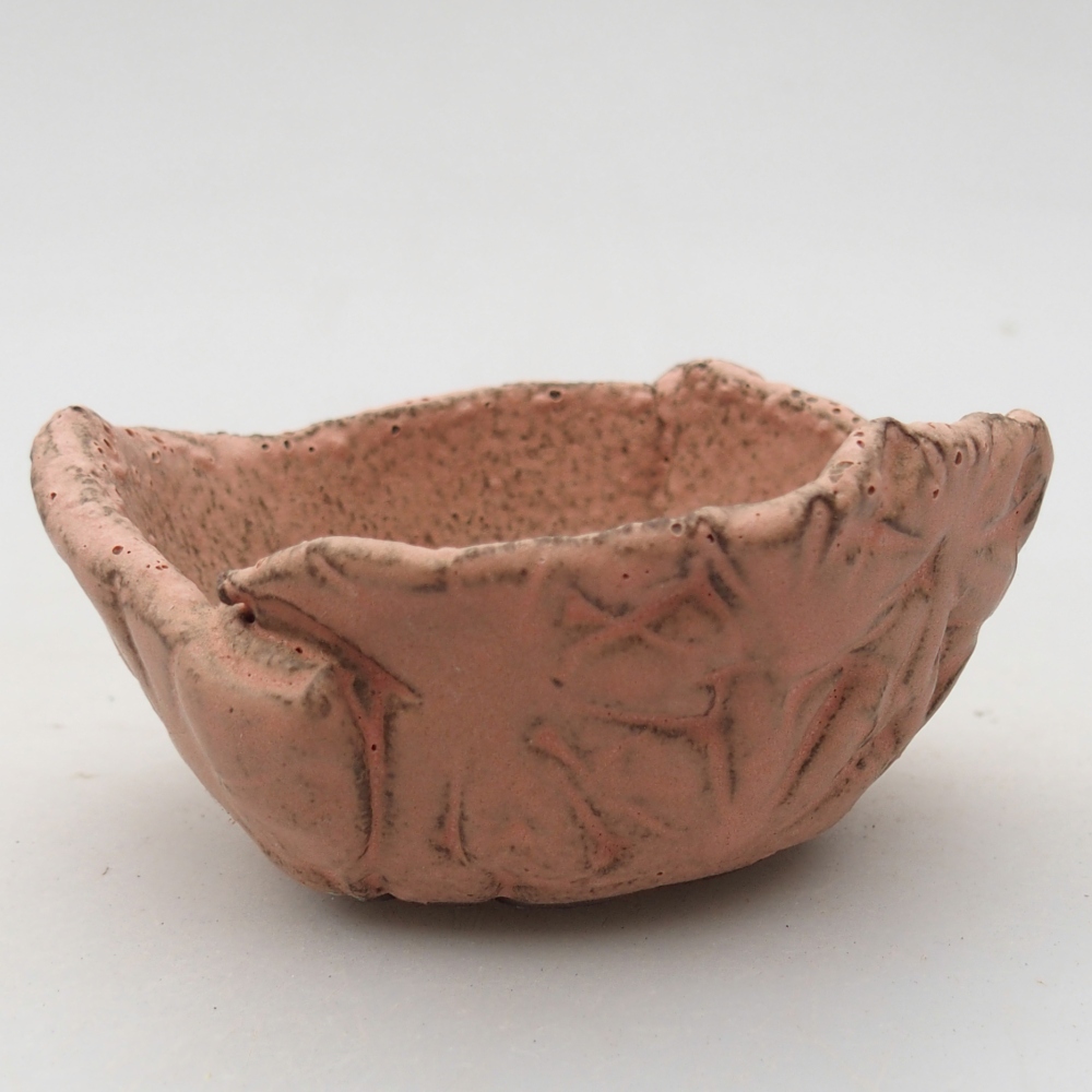 Coquille en céramique 9 x 8 x 4 cm , couleur rose