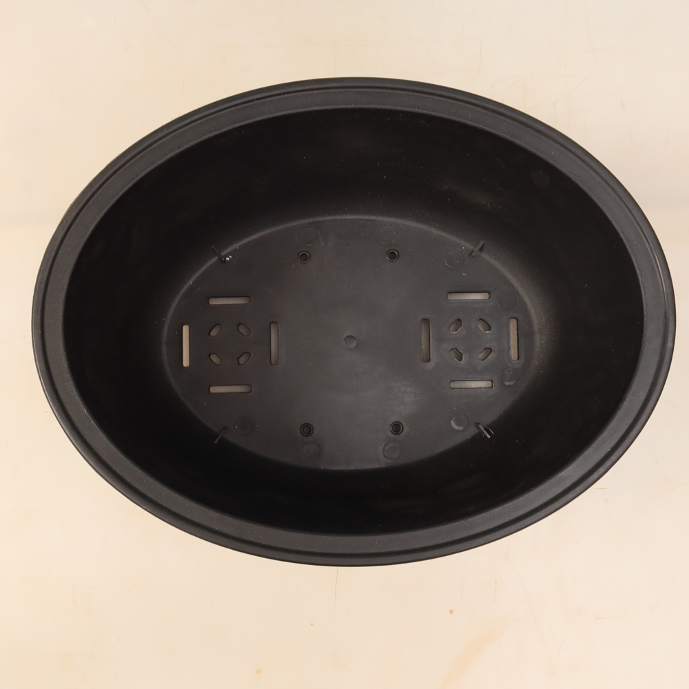 Pot à bonsaï en plastique MP-29 noir - 31,5 x 24 x 12 cm