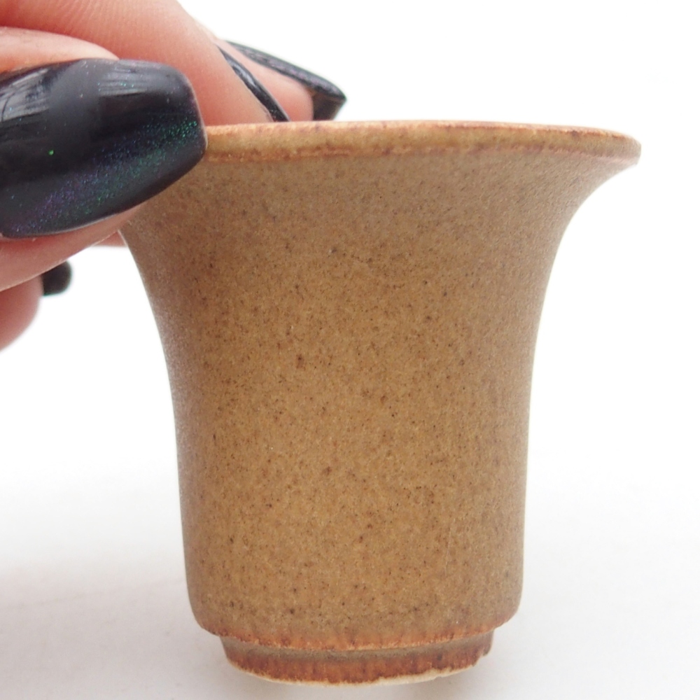 Mini bol bonsaï 4,5 x 4,5 x 4 cm, brun