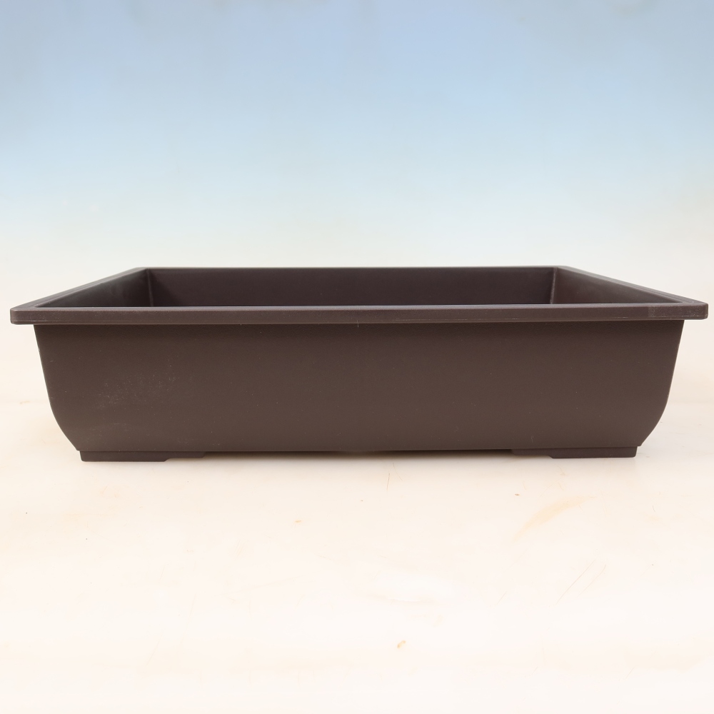 Pot à bonsaï en plastique MP-6 marron - 41 x 30,5 x 10 cm