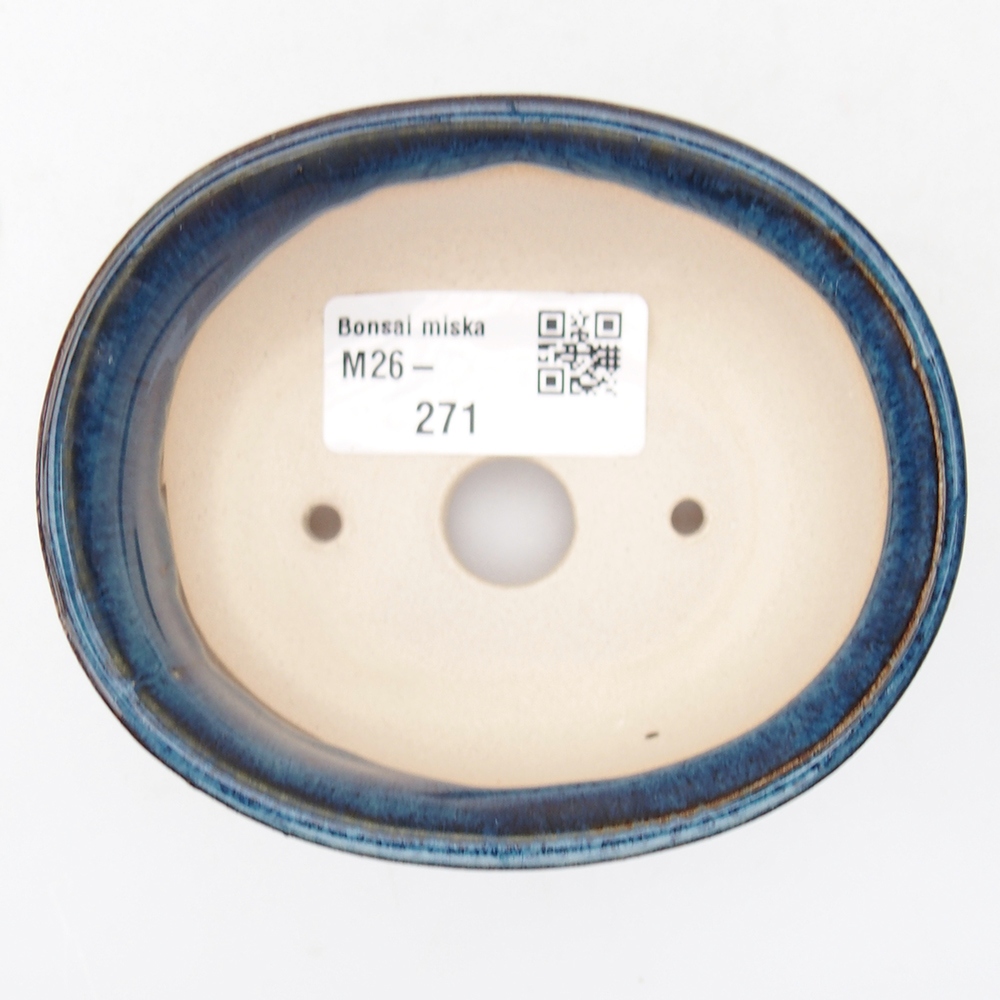 Mini bol bonsaï 9,5 x 8 x 4,5 cm, couleur bleu