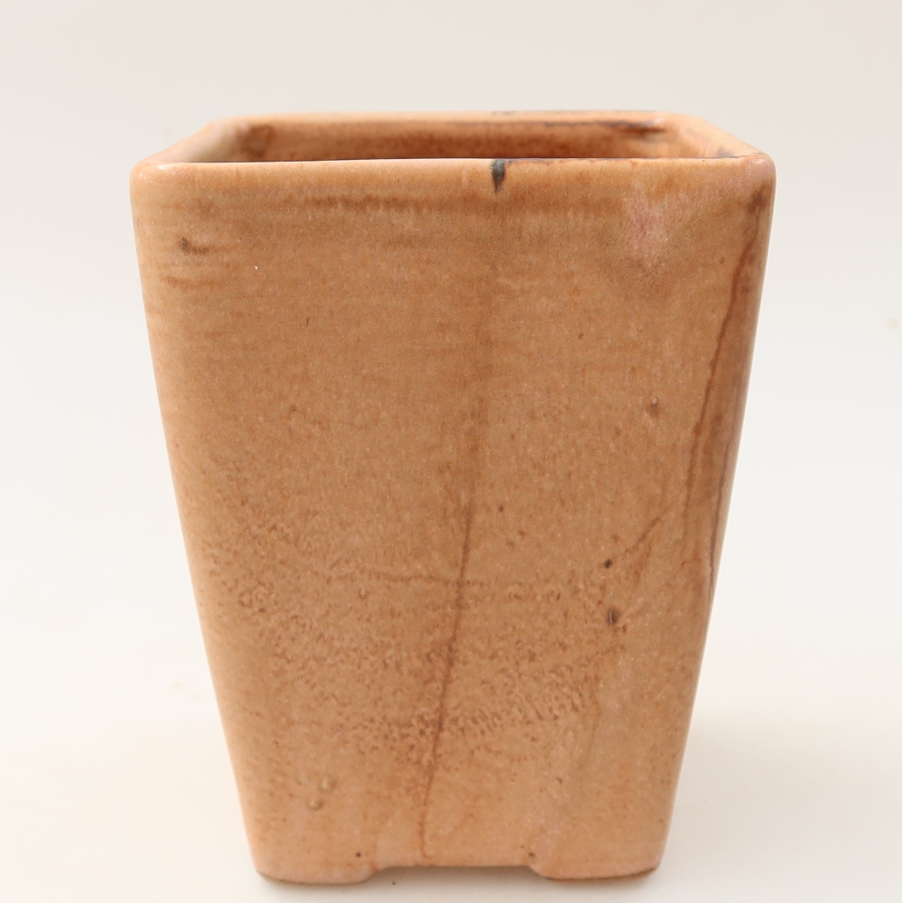 Bol à bonsaï en céramique 8,5 x 8,5 x 11 cm, rose