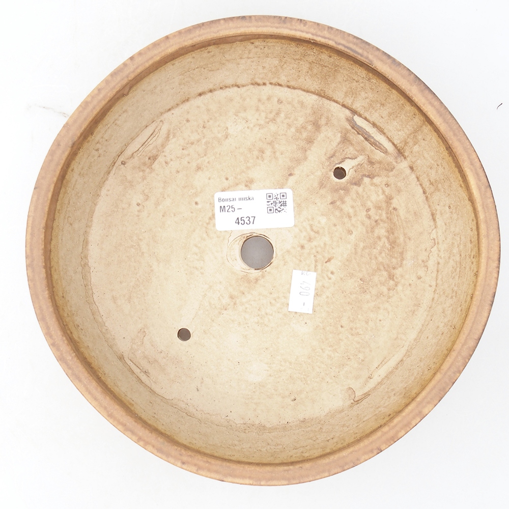 Bol à bonsaï en céramique 21,5 x 21,5 x 6 cm, rose