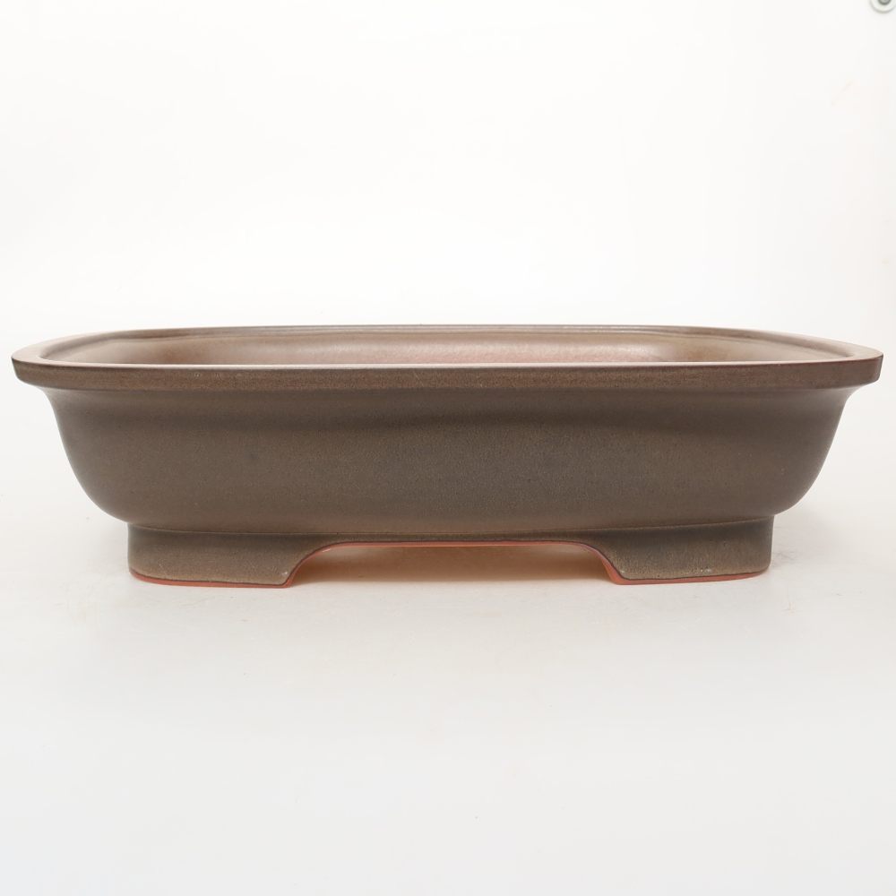 Bol en céramique  33 x 25 x 9,5 cm, couleur marron