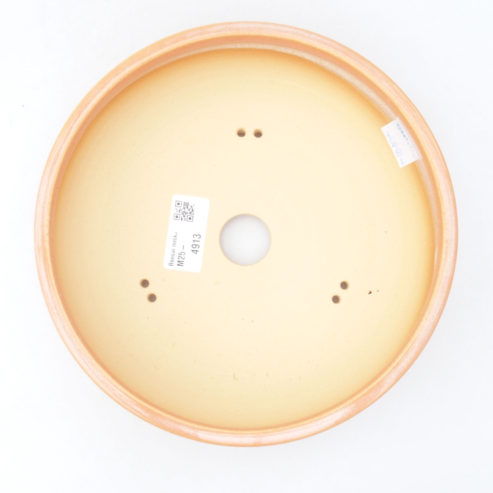 Bol à bonsaï en céramique 20 x 20 x 5,5 cm, rose