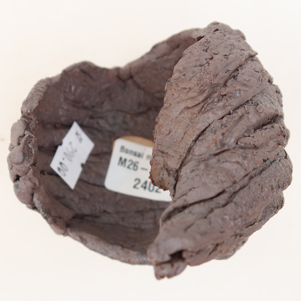 Coquille en céramique  7,5 x 7 x 11,5 cm, couleur marron