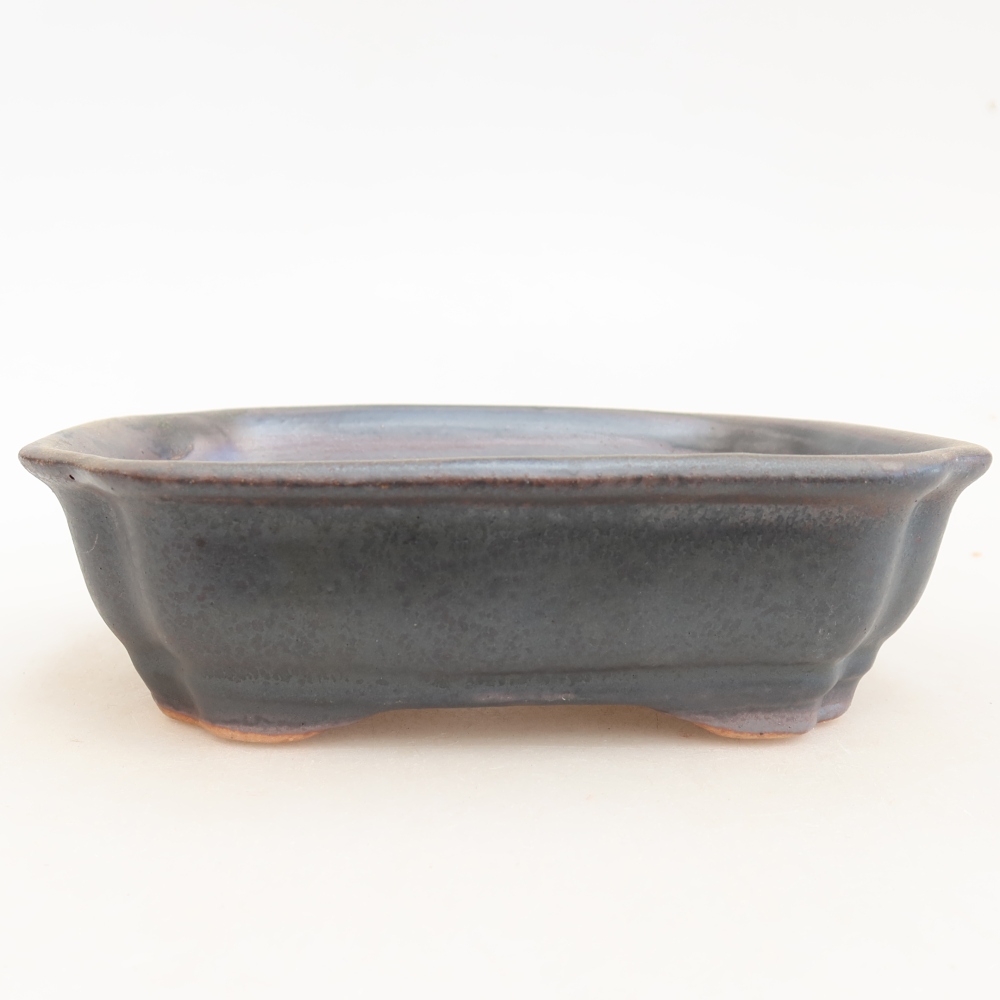 Bol à bonsaï en céramique 15,5 x 12 x 4,5 cm, brun