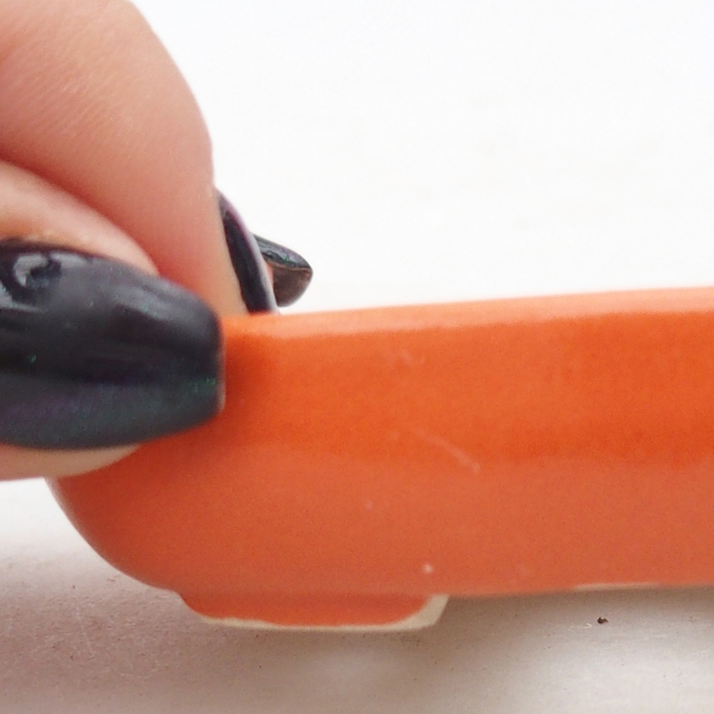 Mini bol bonsaï 7,5 x 6 x 2 cm, orange