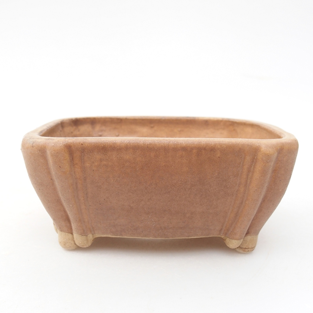 Bol à bonsaï en céramique 10,5 x 8,5 x 4 cm, rose