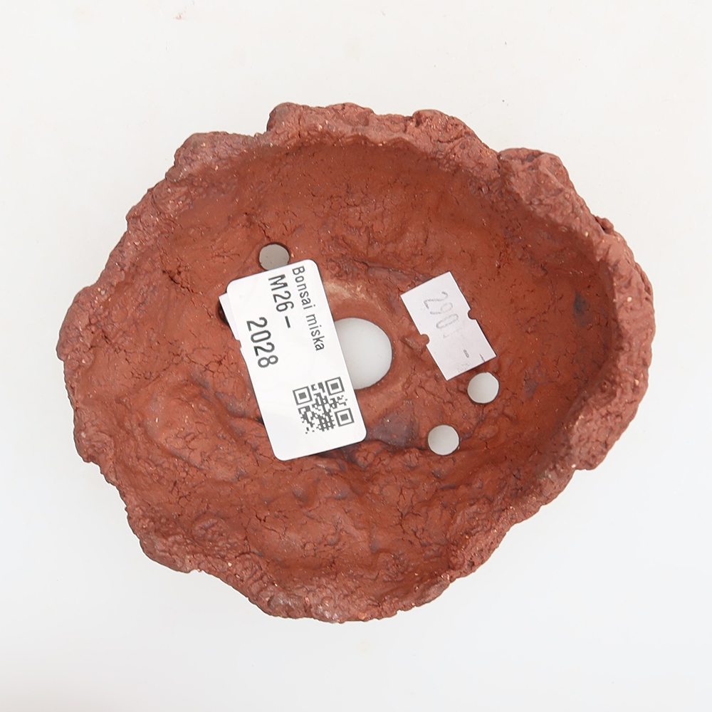 Coquille en céramique 10 x 8 x 7 cm, couleur marron
