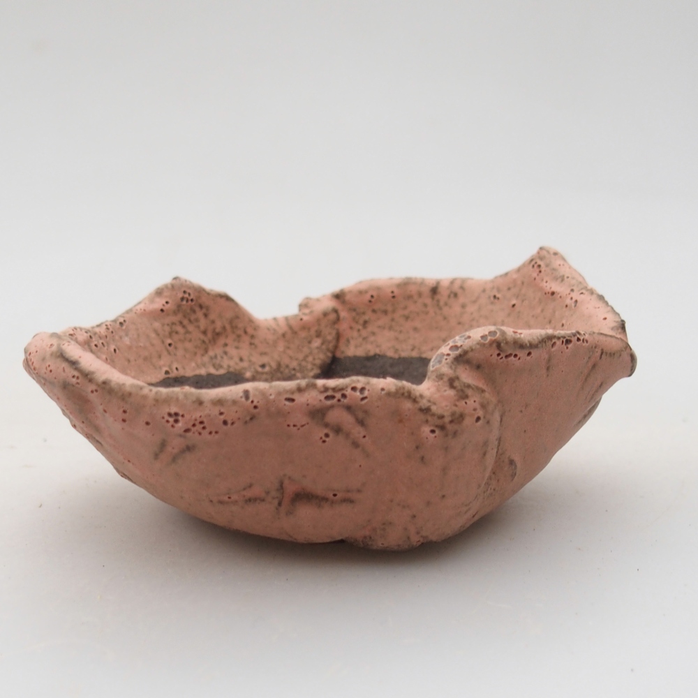 Coquille en céramique 9 x 7,5 x 4 cm , couleur rose