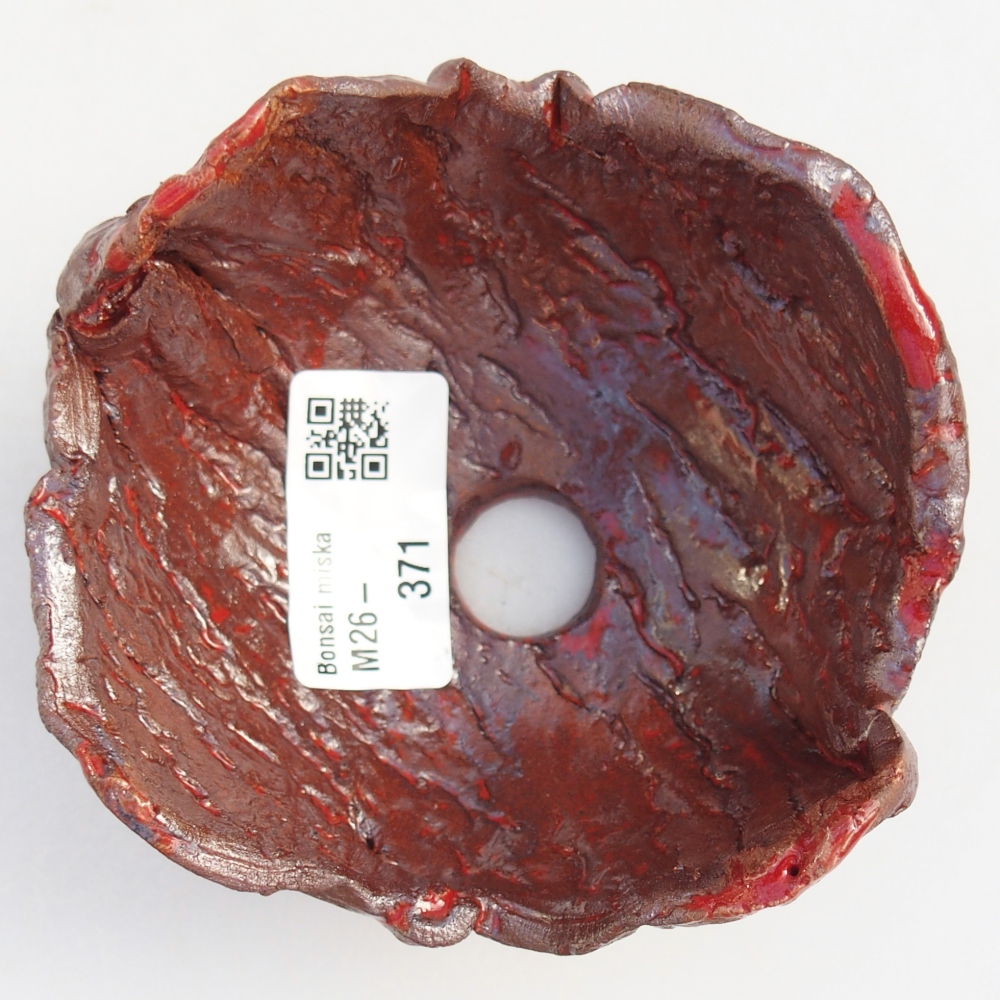 Coquille en céramique 10 x 9,5 x 6 cm , couleur marron