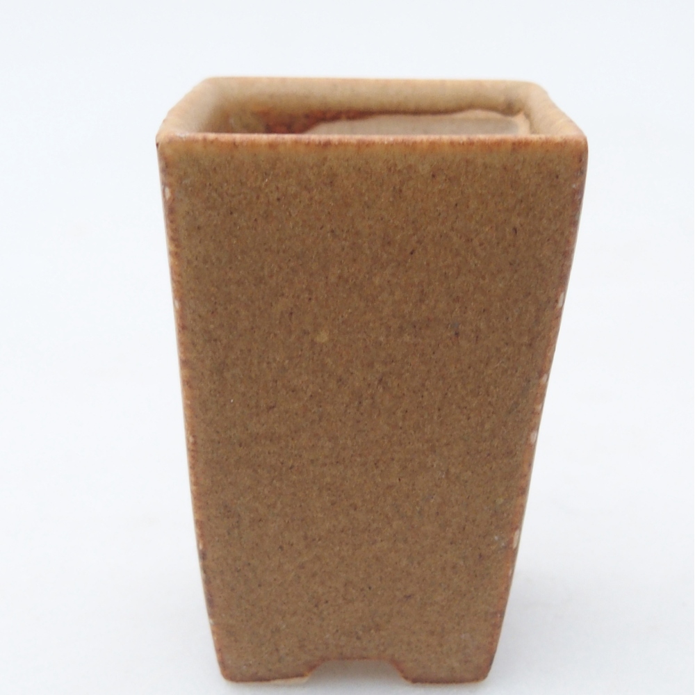 Mini bol à bonsaï 3,5 x 3,5 x 5 cm, brun