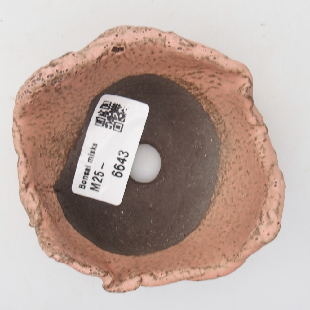 Coquille en céramique 9 x 8,5 x 4,5 cm , couleur rose