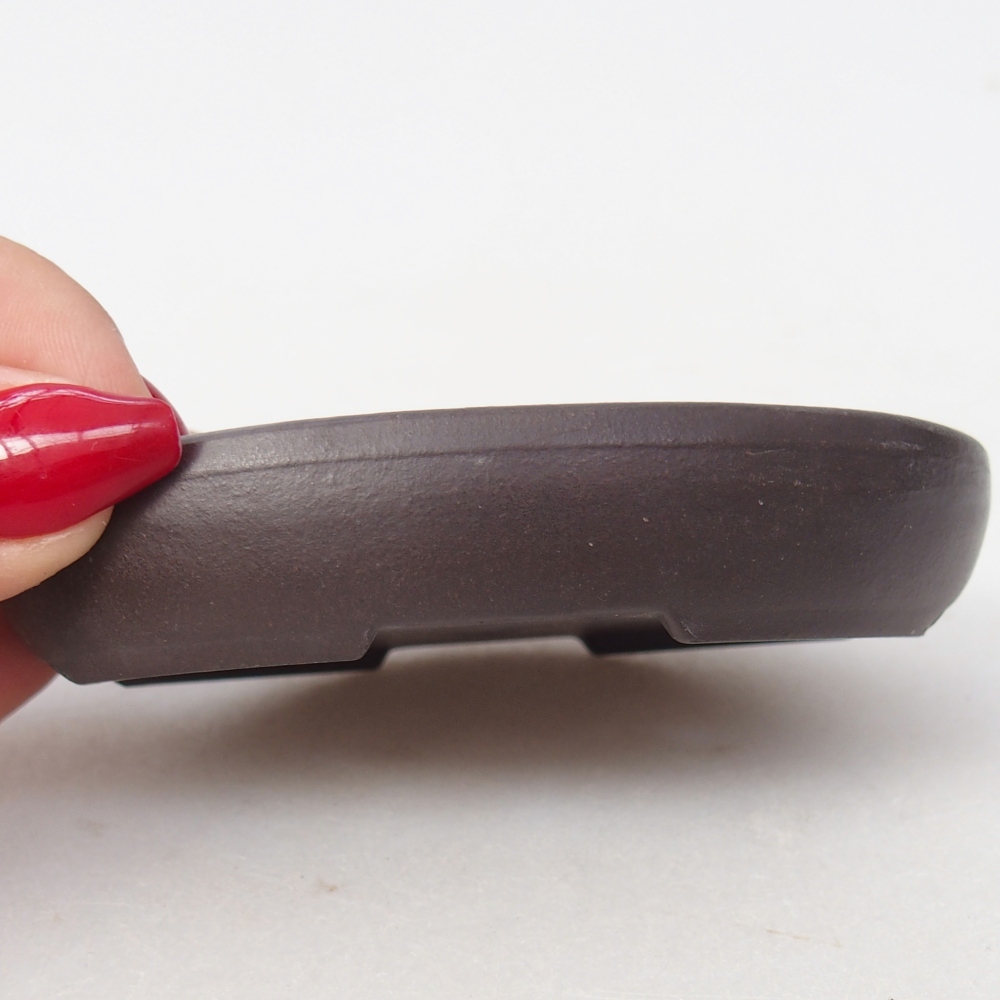 Mini bol bonsaï 9 x 7,5 x 2 cm, brun