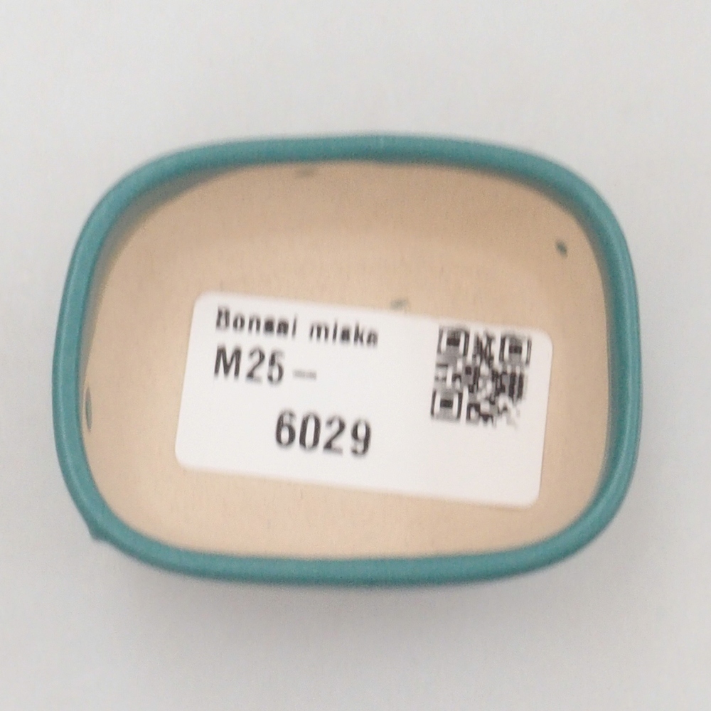 Bol à bonsaï en céramique 6,5 x 5,5 x 4 cm, couleur bleu