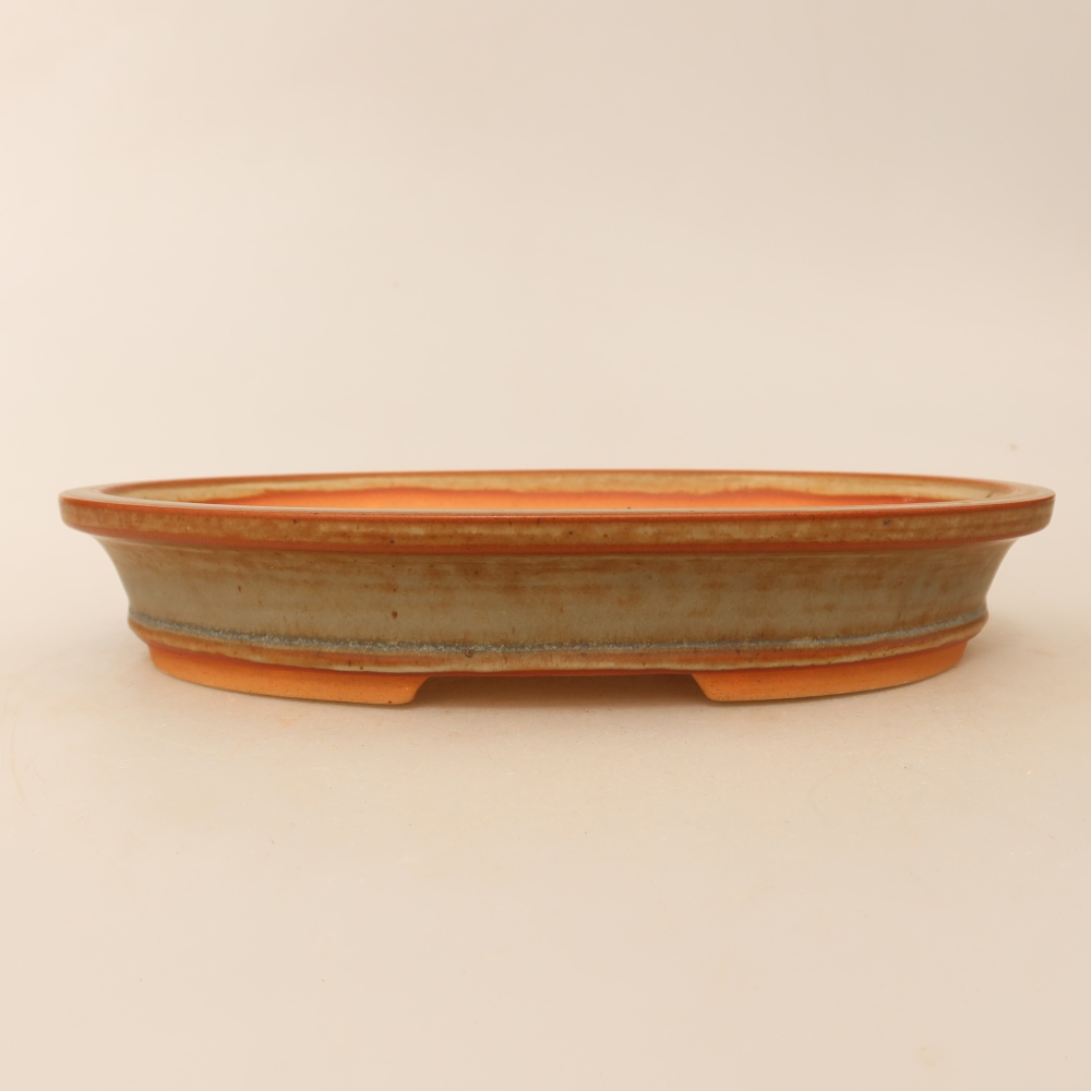 Bol en céramique  21 x 14,5 x 3,5 cm, couleur beige