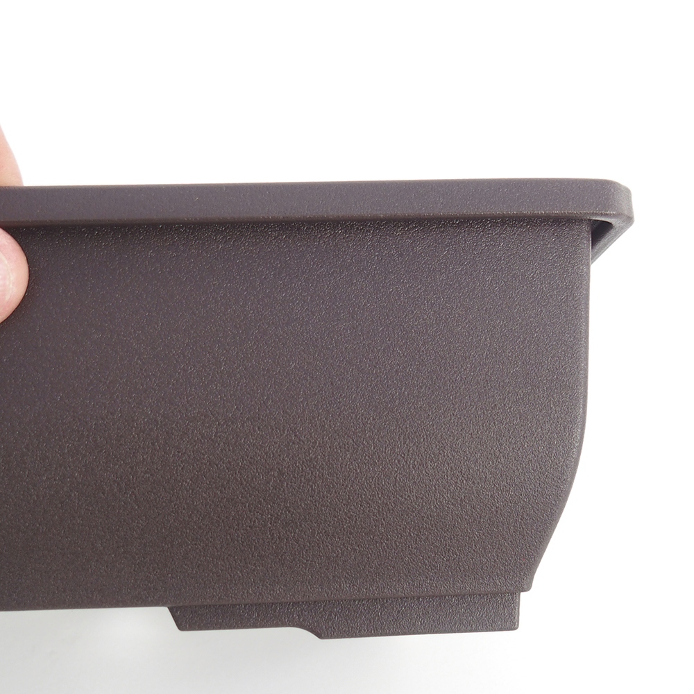 Bol en plastique MP-14 23,5 x 18,5 x 8 cm couleur marron