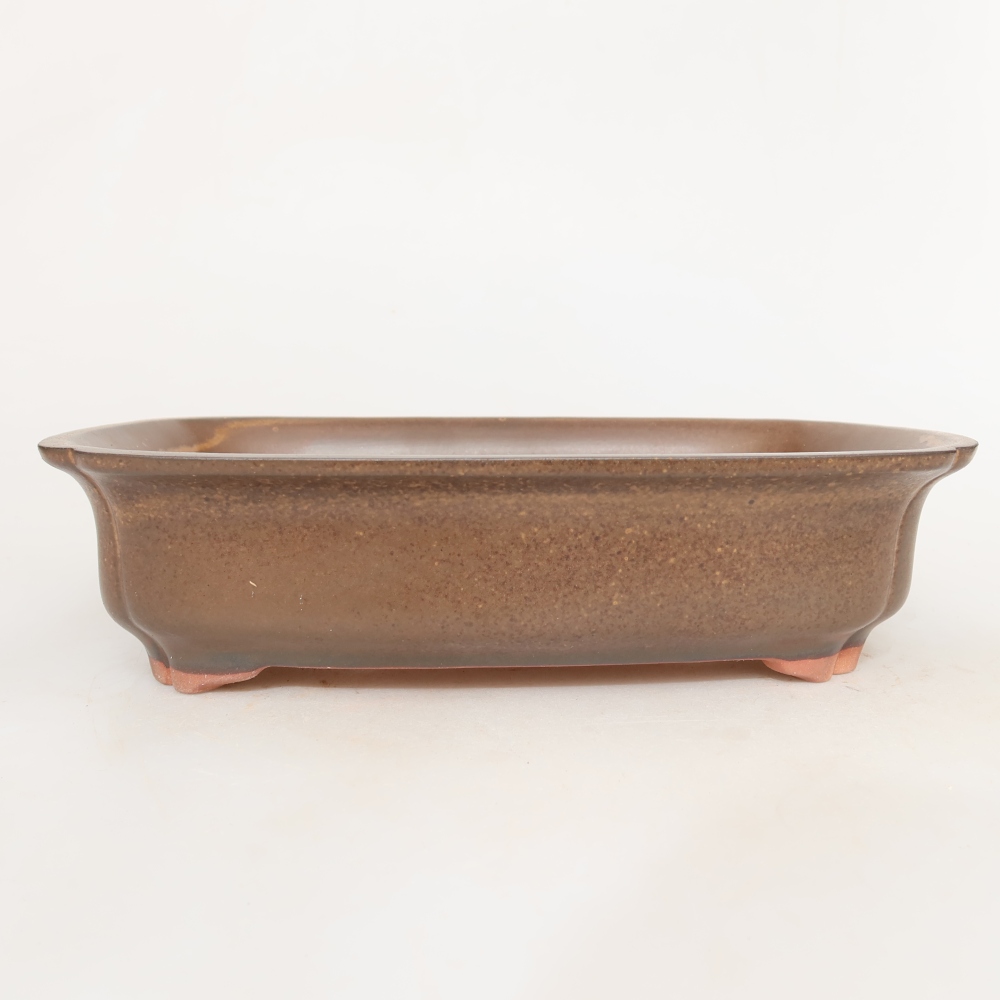 Bol en céramique  24 x 17 x 6 cm, couleur marron