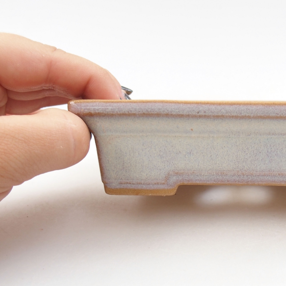 Bol à bonsaï en céramique 22 x 17 x 5 cm, vert