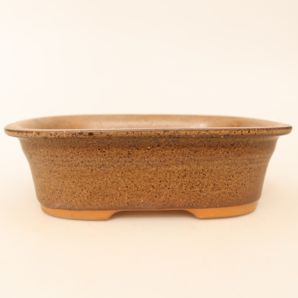 Bol en céramique  18 x 13 x 5,5 cm, couleur marron