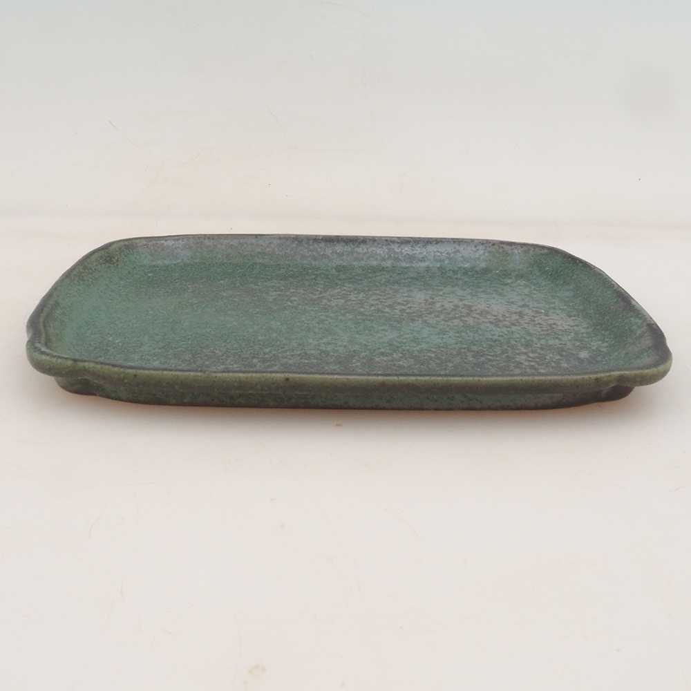 Bol en céramique H50 - 18 x 13 x 1 cm - vert