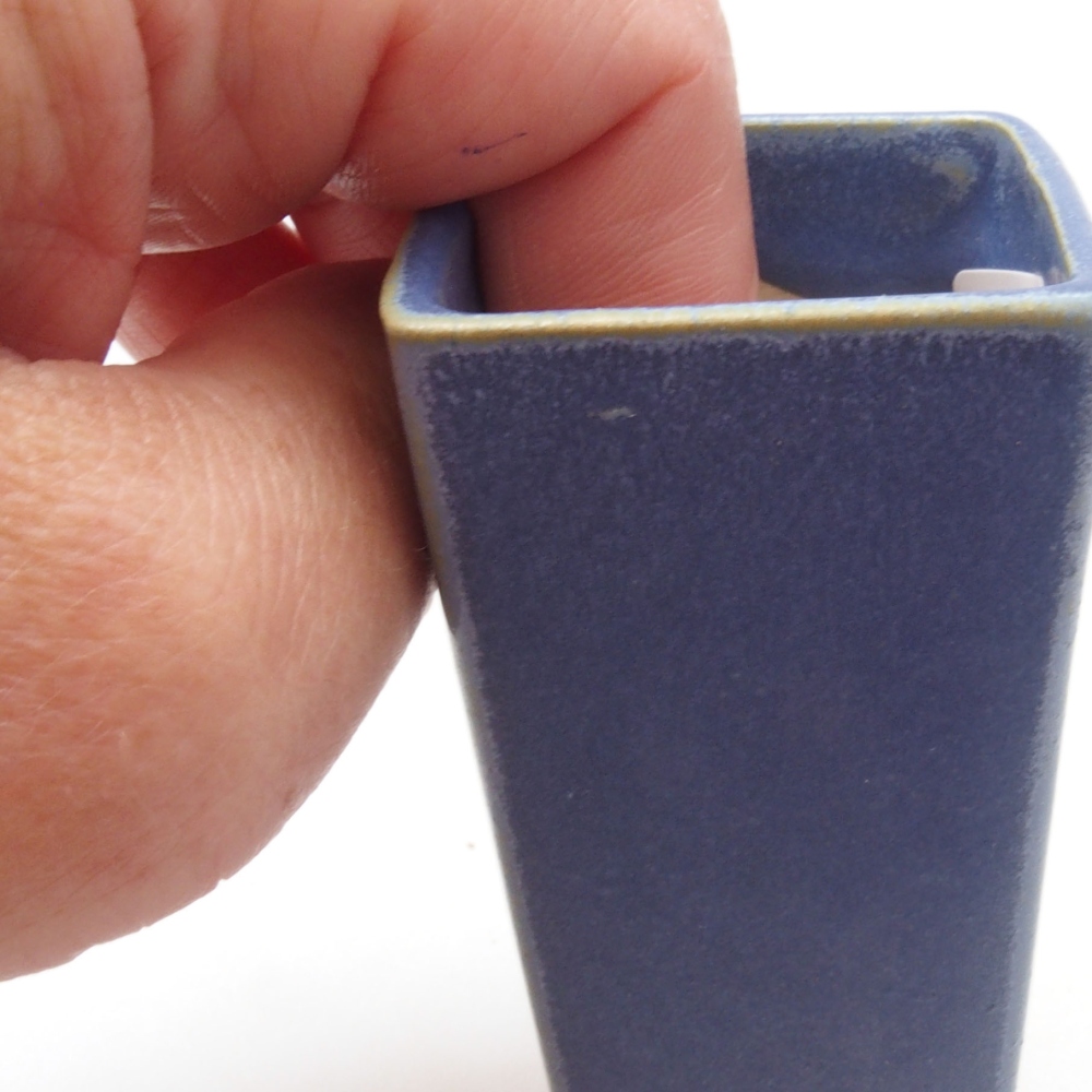 Mini bol bonsaï 4 x 4 x 8,5 cm, couleur bleu