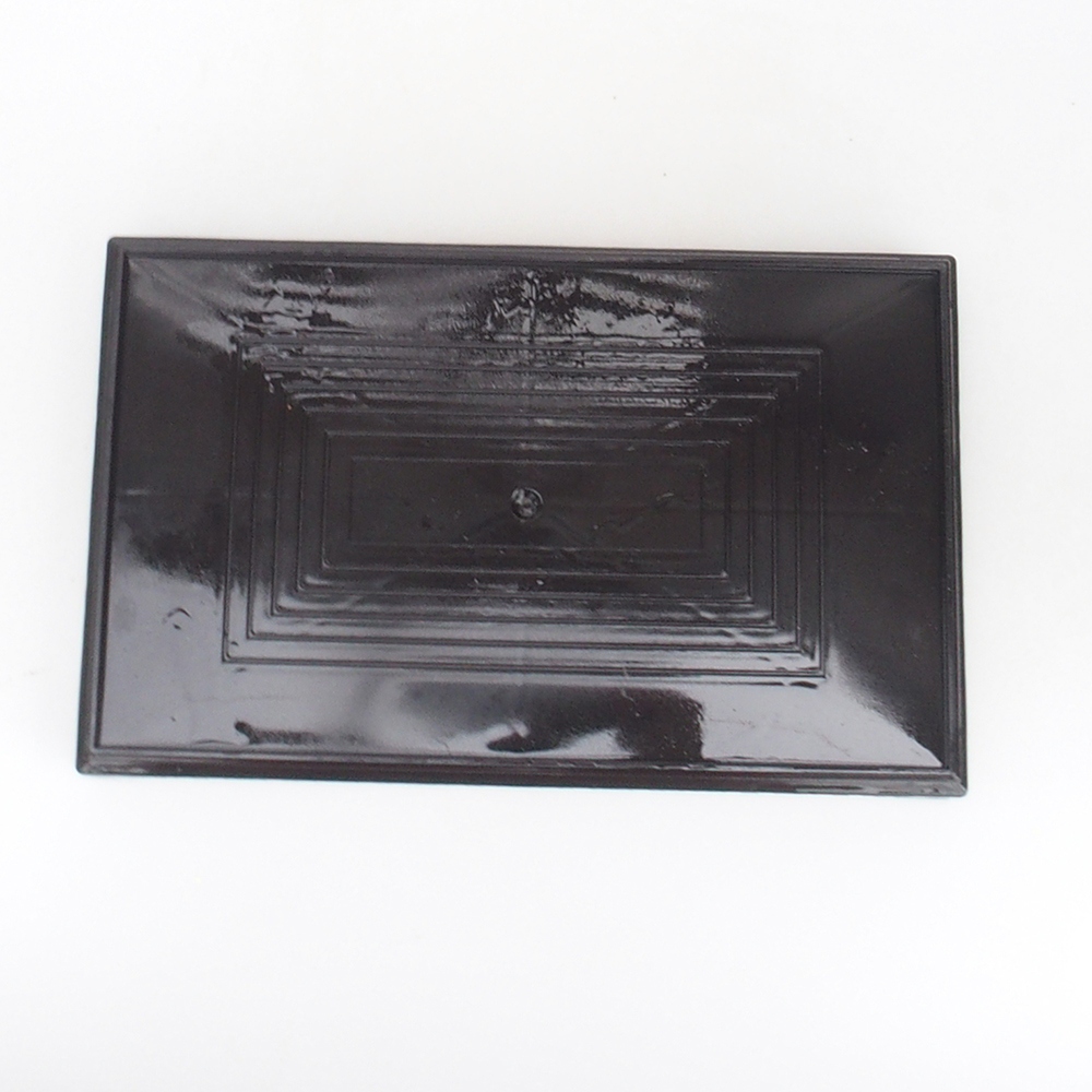 Table de bonsaï en plastique rectangle 27 x 17,5 x 4 cm, noir