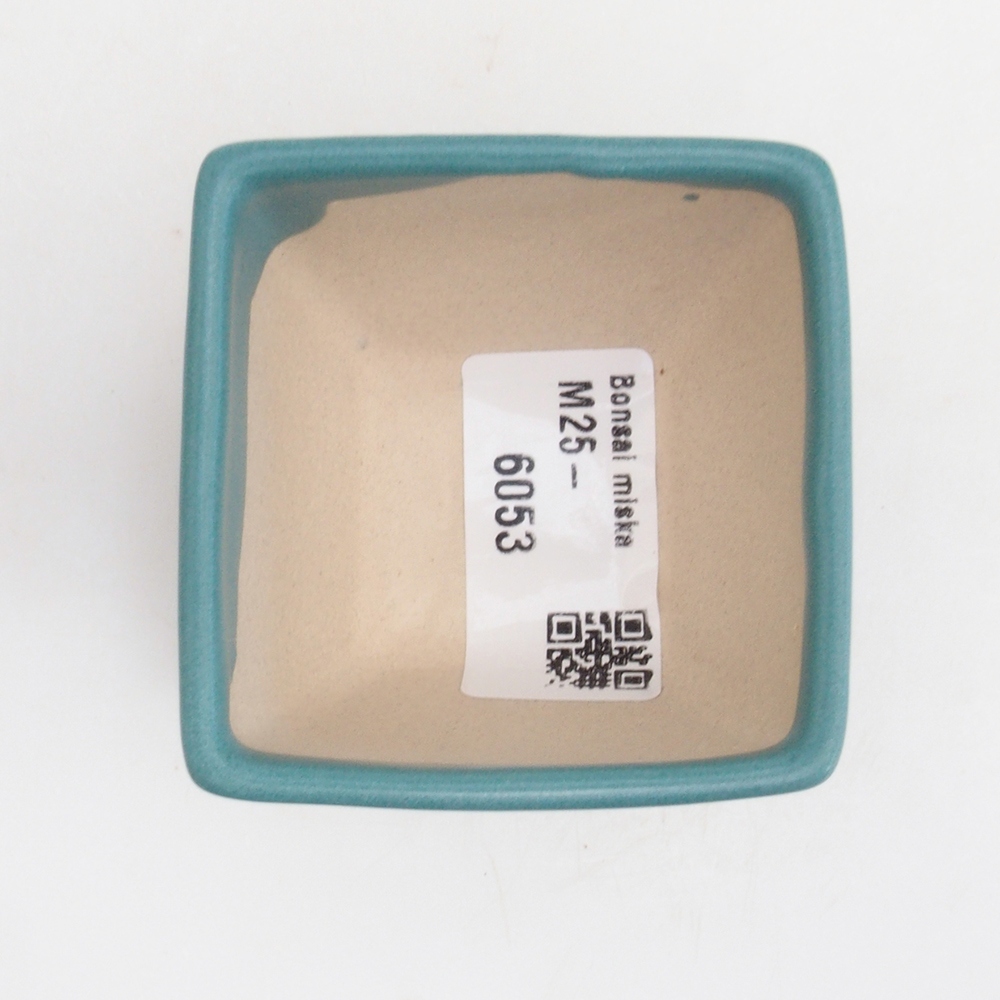 Bol à bonsaï en céramique 6,5 x 5,5 x 4 cm, couleur bleu
