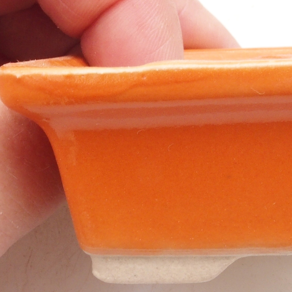 Mini bol bonsaï 7,5 x 6 x 2,5 cm, orange