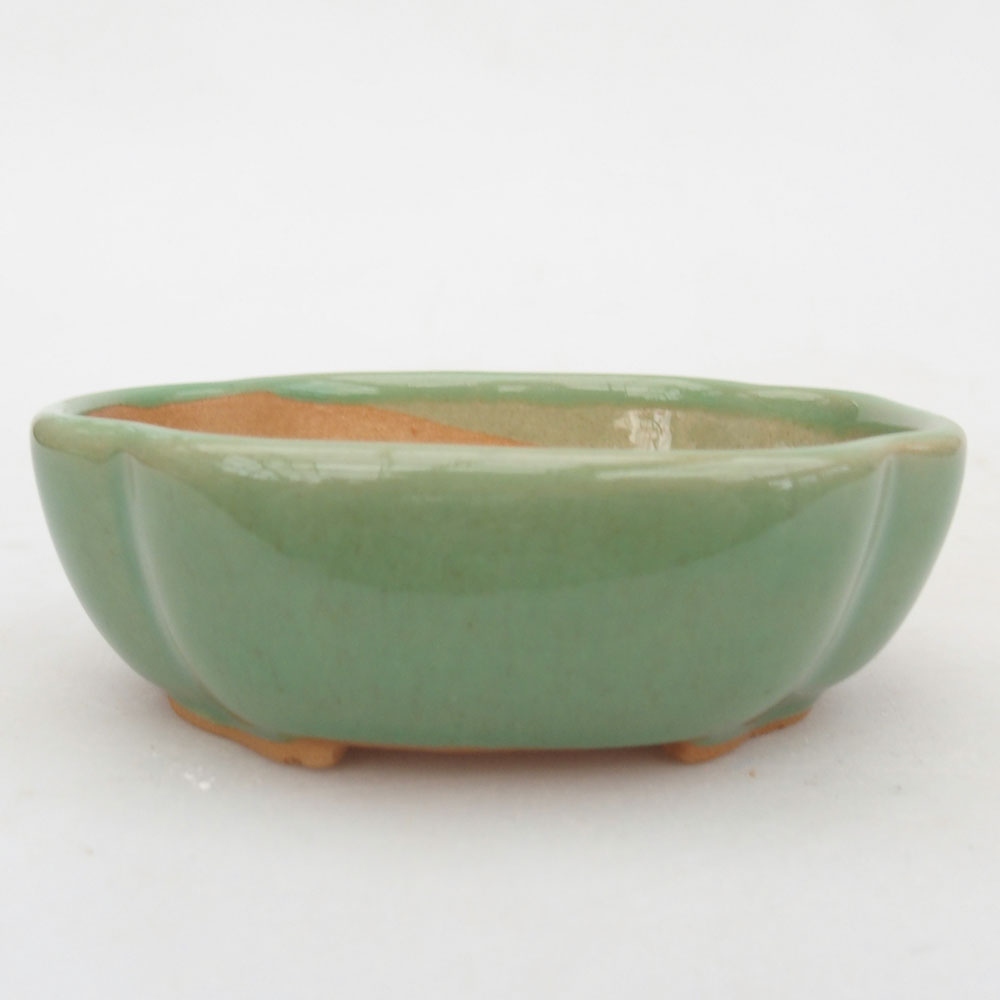 Bol à bonsaï en céramique 125 x 10 x 3 cm, brun