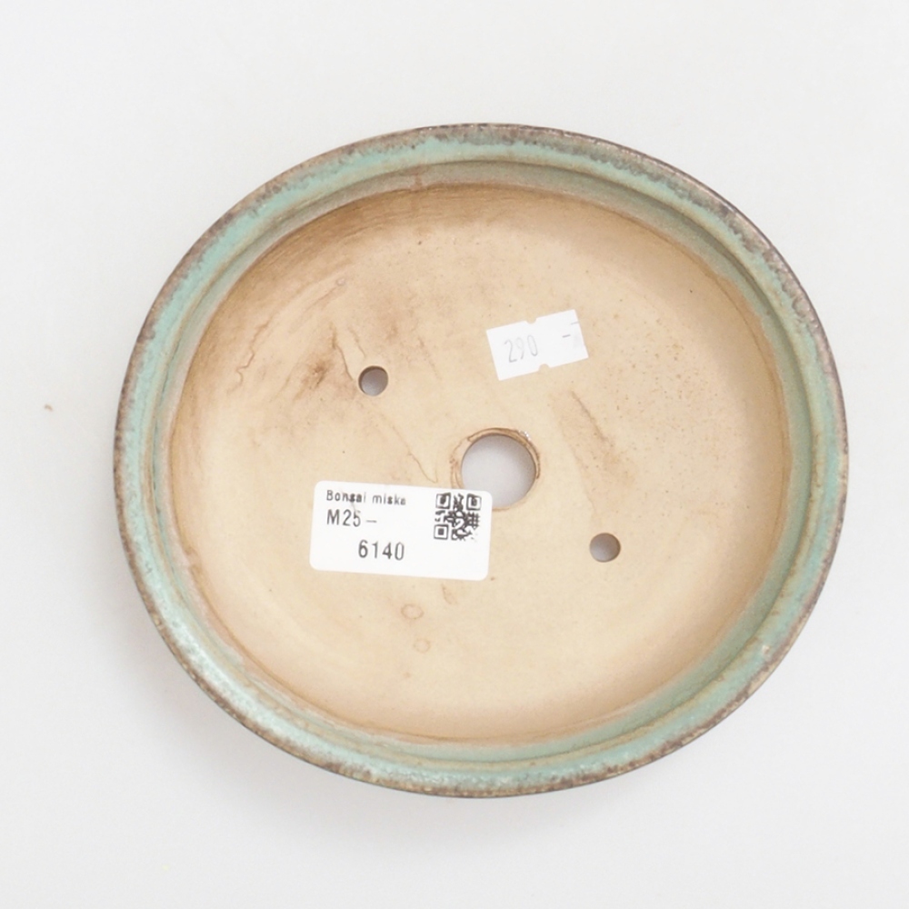 Bol à bonsaï en céramique 10 x 8,5 x 4 cm, brun