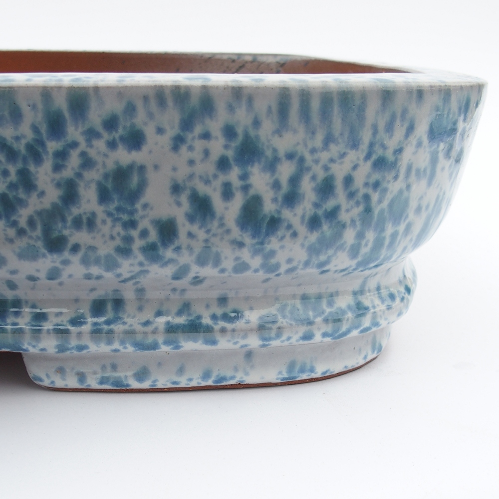 Bol 63 x 42 x 12 cm bleu-blanc