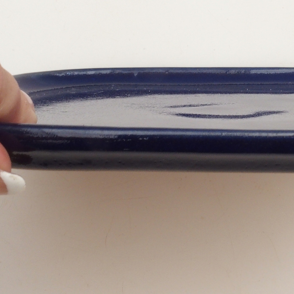 Bol en céramique H36 - 17,5 x 15 x 1 cm - bleu