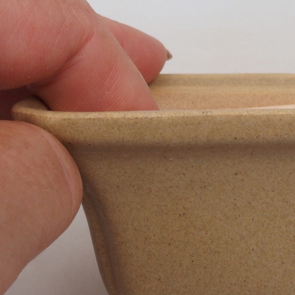 Mini bol bonsaï 7,5 x 7,5 x 4,5 cm, brun