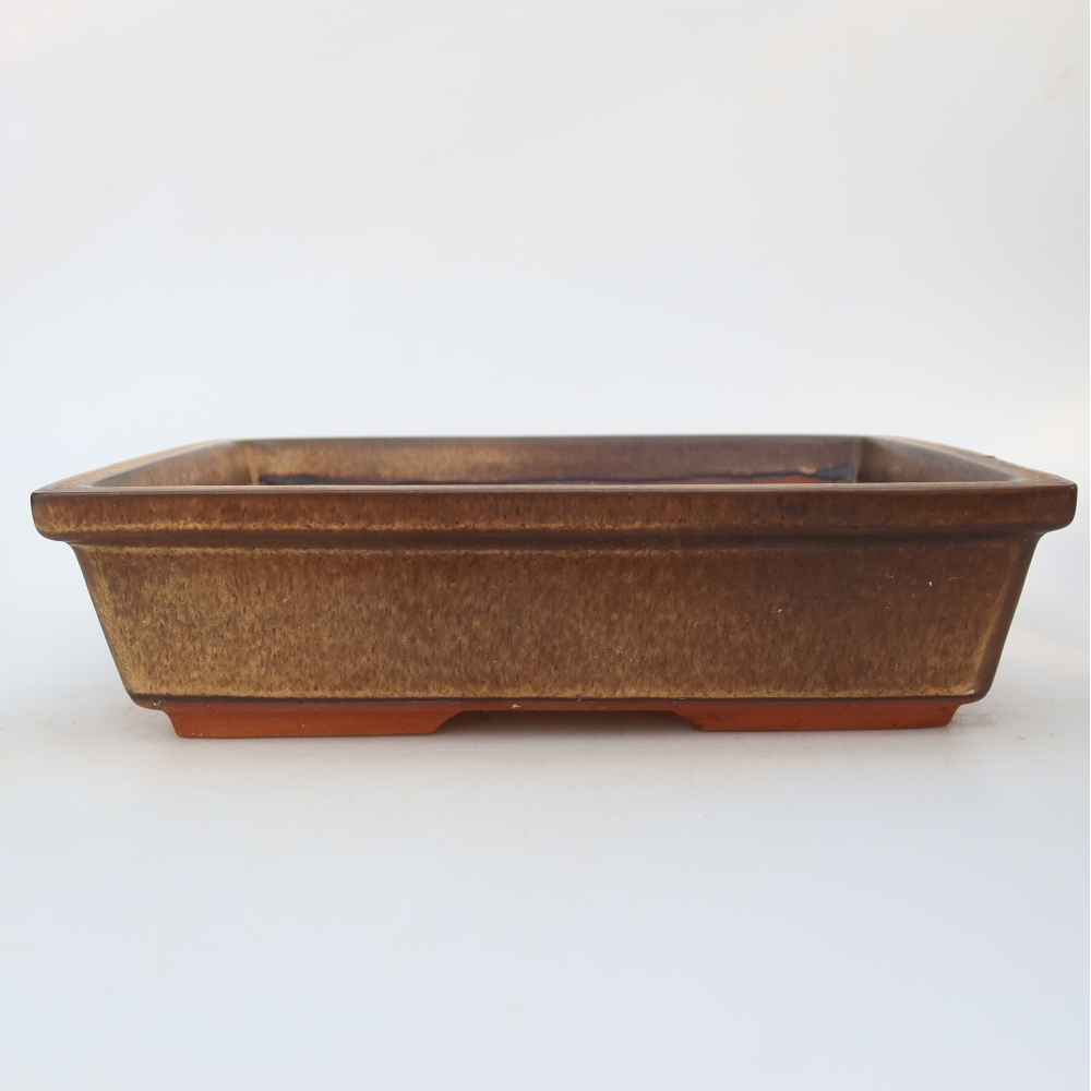 Bol en céramique  25,5 x 19 x 6,5 cm, couleur marron