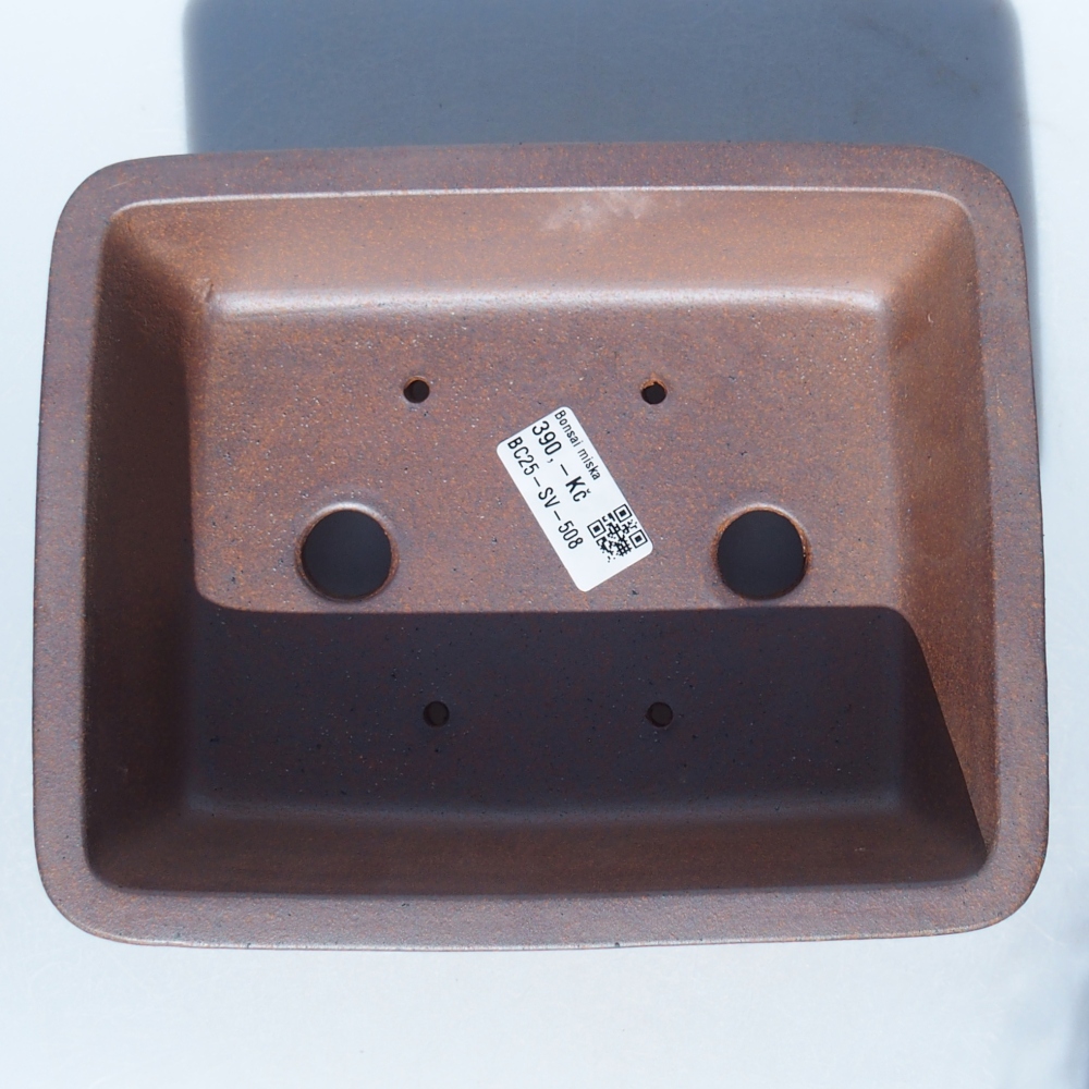 Bol 21 x 17 x 7 cm brun