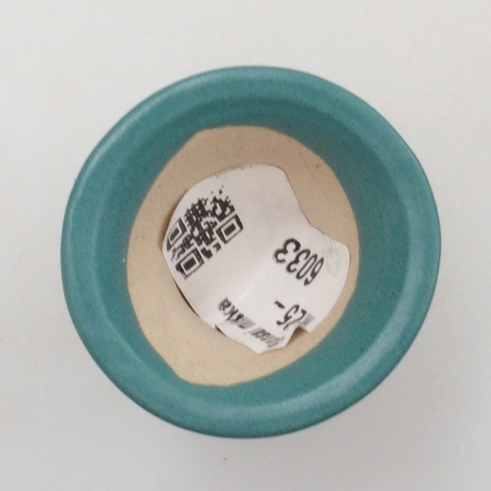 Bol à bonsaï en céramique 6,5 x 5,5 x 4 cm, couleur bleu