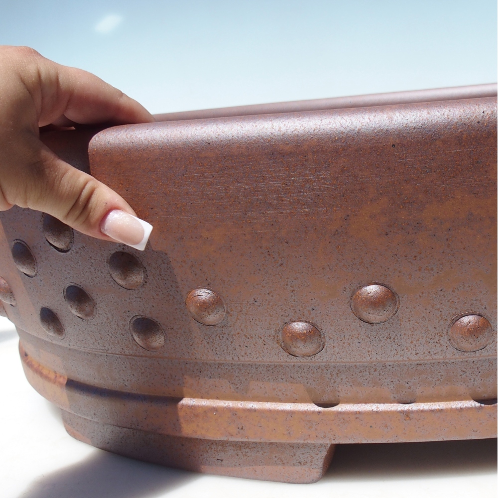 Bol 61 x 49 x 11,5 cm marron - ENLEVEMENT PERSONNEL OU TRANSPORT SUR PALETTE UNIQUEMENT